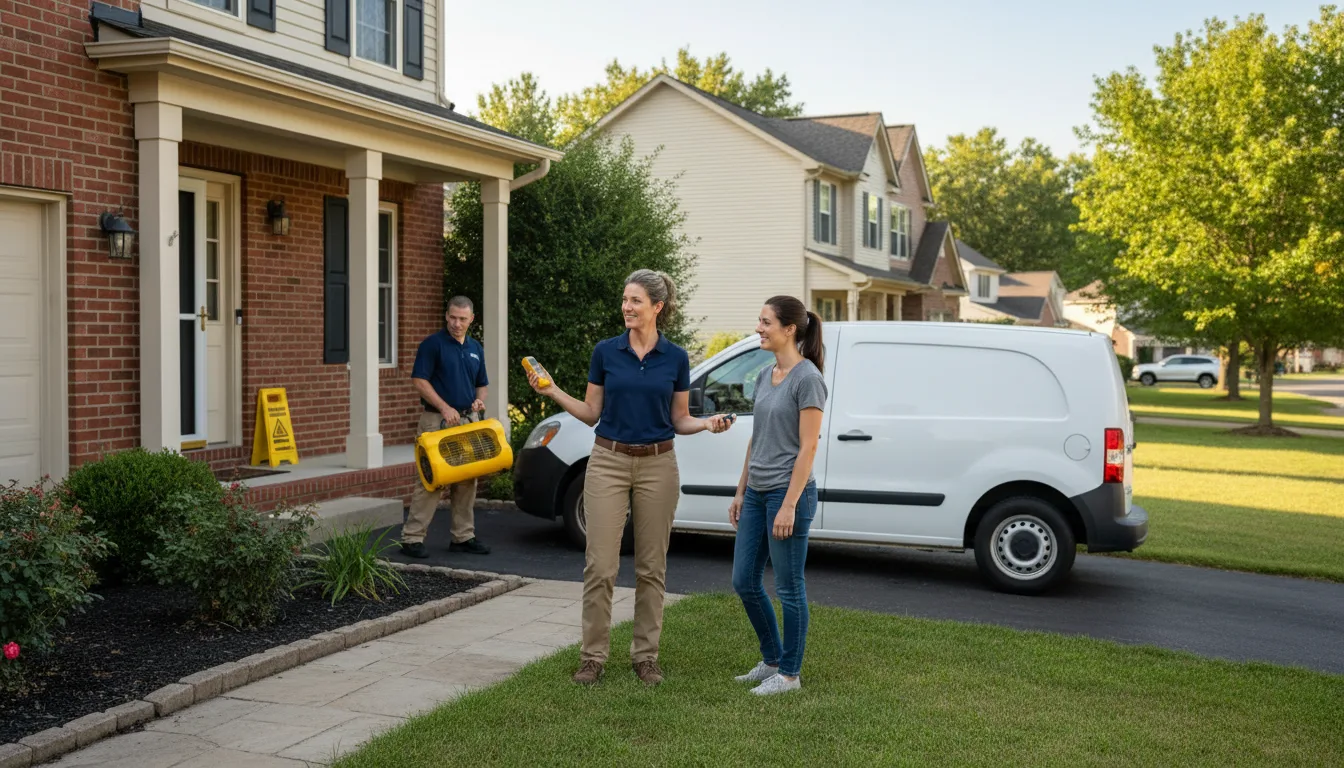Residential water damage restoration in Blue Diamond, NV